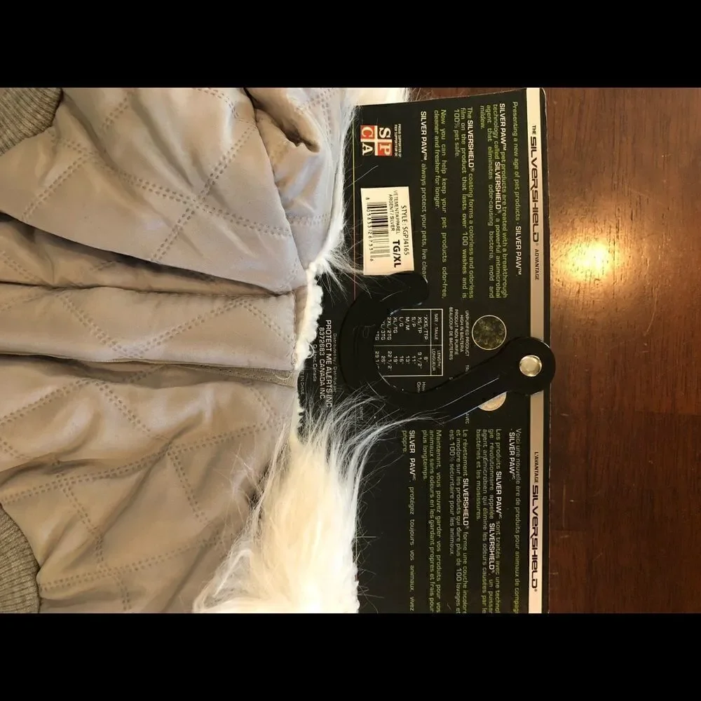 Silver Paw dog vest